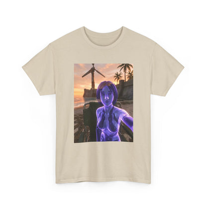 Cortana's Beach Sunset Selfie Tee