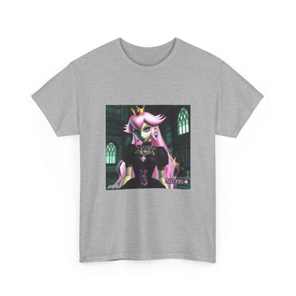 Goth Peach In Haunted Castle Tee
