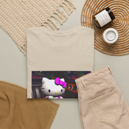 Hello Kitty Pouring Lean In Car Tee