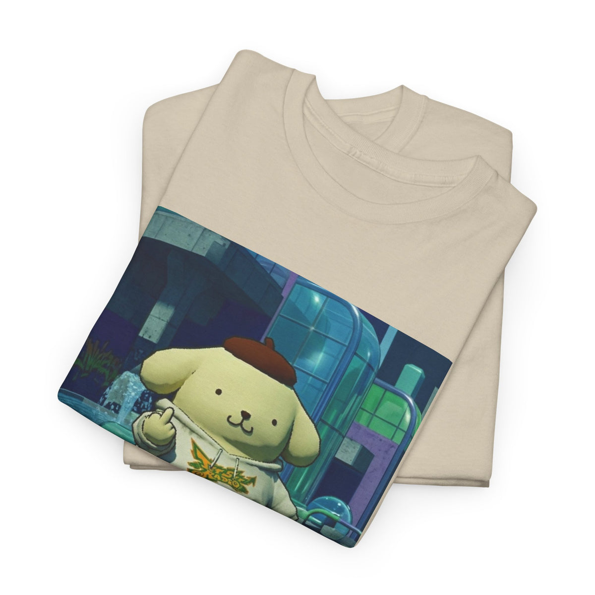 Pompompurin Skates and Flips The Bird
