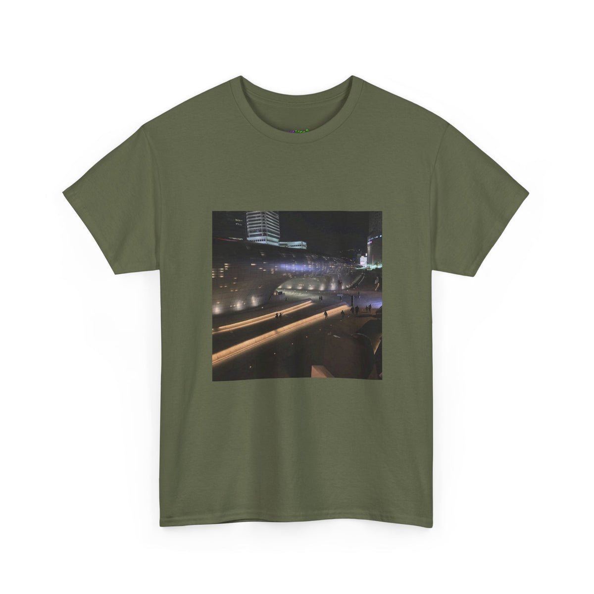Space Station Floating Above Earth Tee