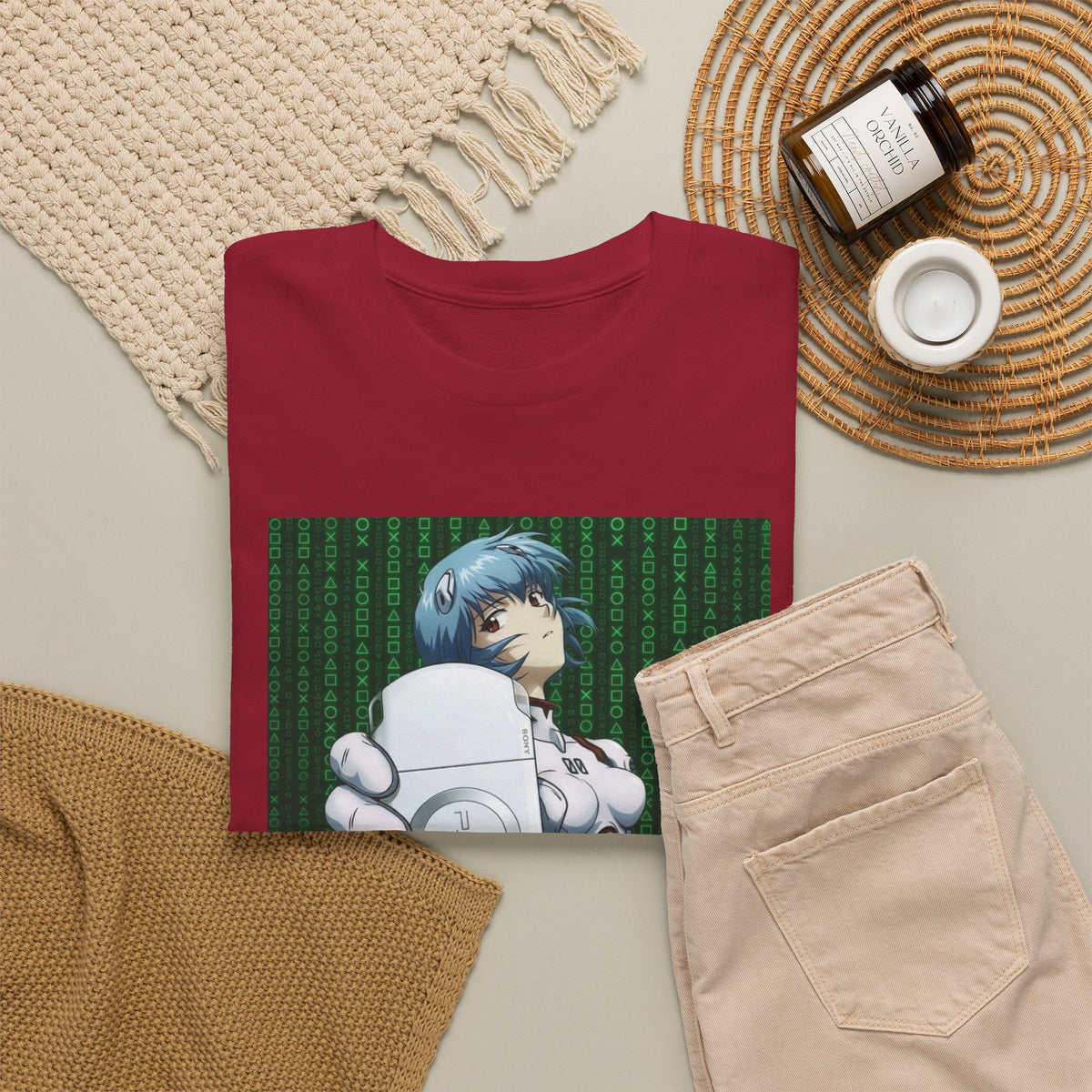 Rei Ayanami With PSP Matrix Tee