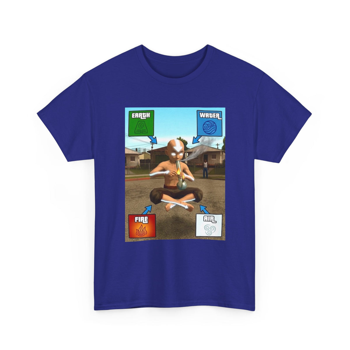 Aang Bending Smoke Elements Tee
