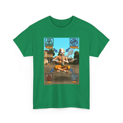 Bender Aang Meditating with Bong Tee