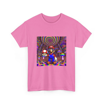 Tripping Mario Holding A Super Mushroom