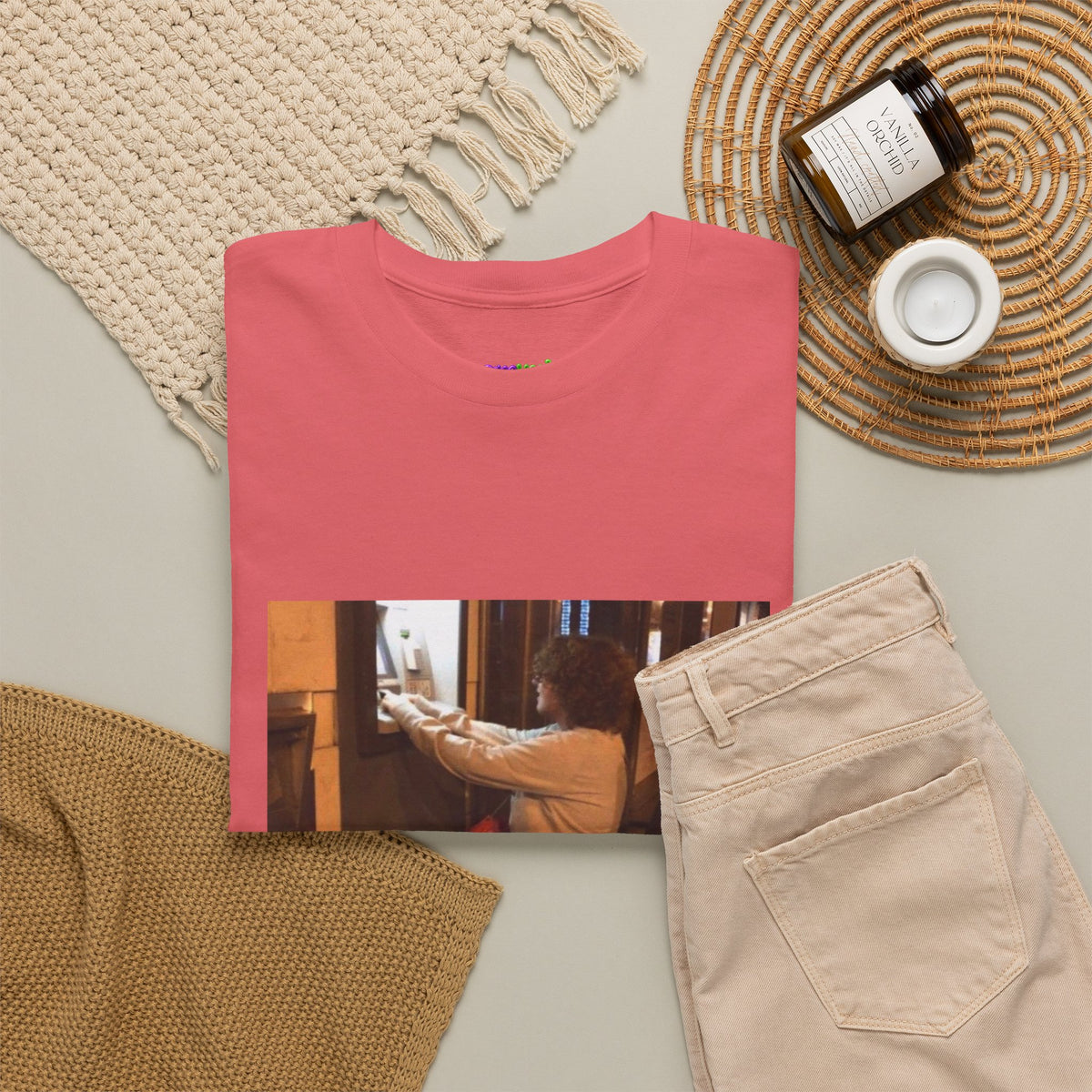 Gravity Defying Green Graphic Tee