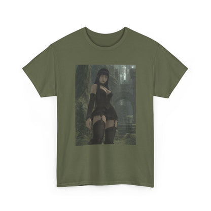 Gothic Byakugan Maiden In Ancient Ruins Tee