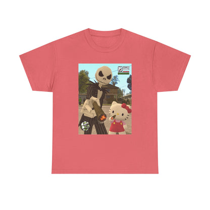 Jack Skellington And Hello Kitty Smoking Blunts (Design 3)