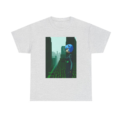Neon Genesis Smoking Anime Girl Matrix Tee