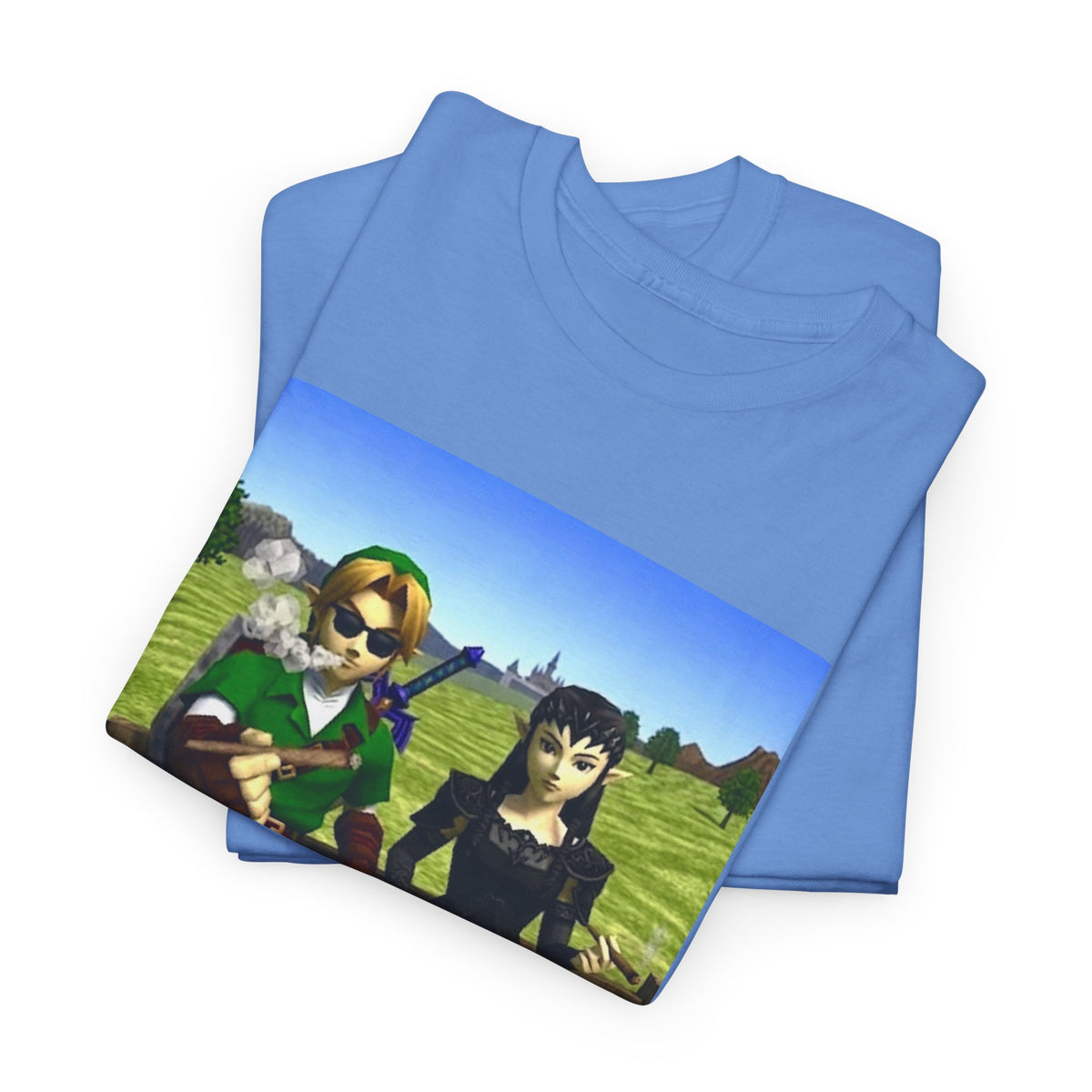 Link And Dark Zelda Smoking Blunts (Design 1)
