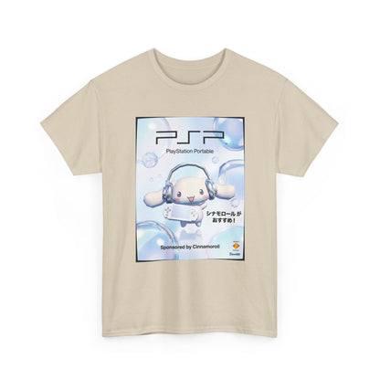 Cinnamoroll Gaming With A PlayStation Portable
