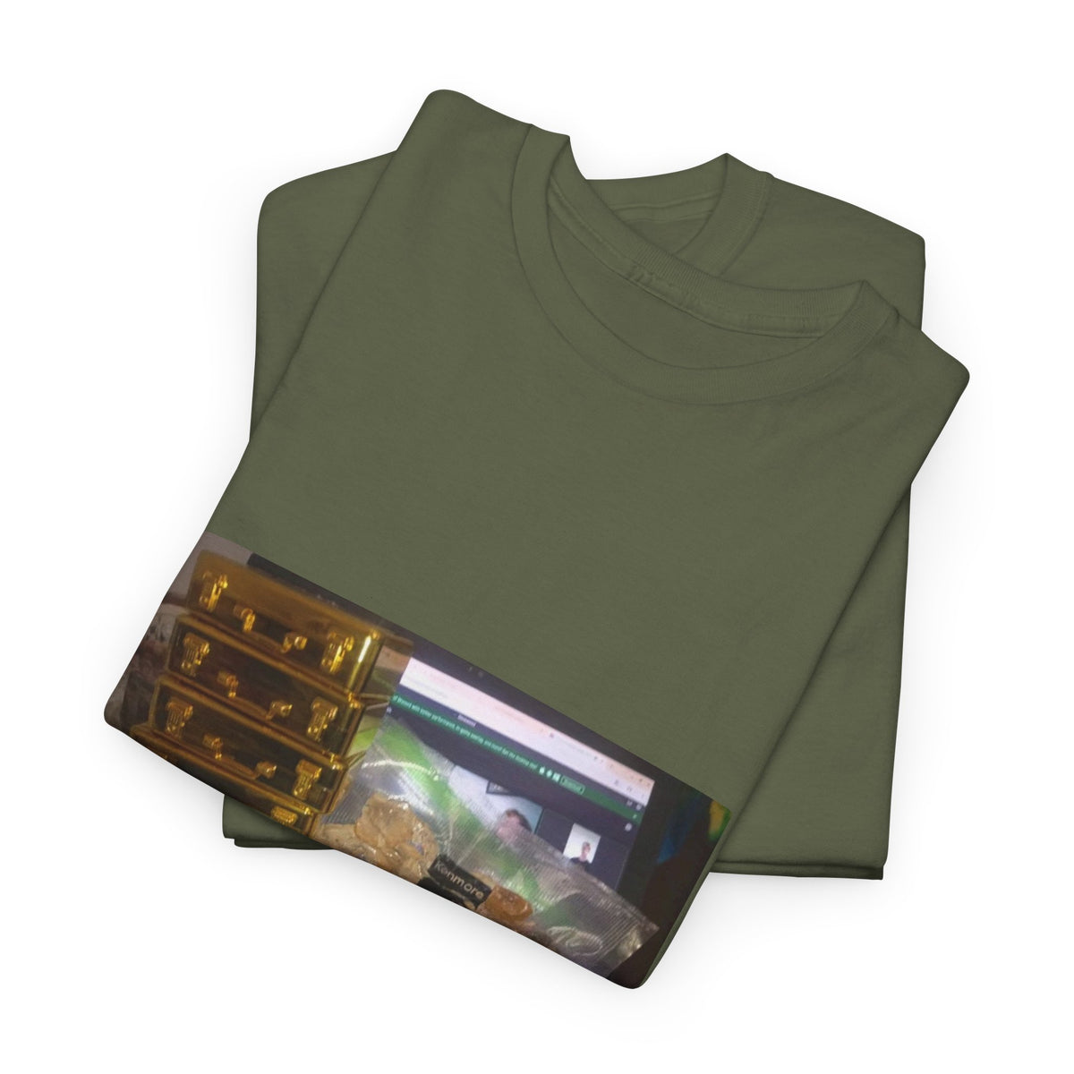 Gold Briefcase Stash Tee