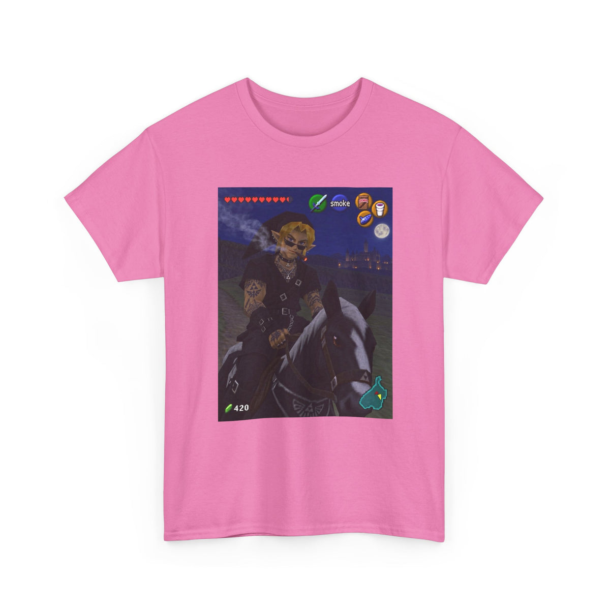 Goth Link Smoking On Epona