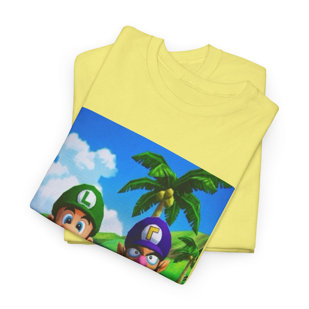 Luigi and Waluigi Flipping The Bird Tee