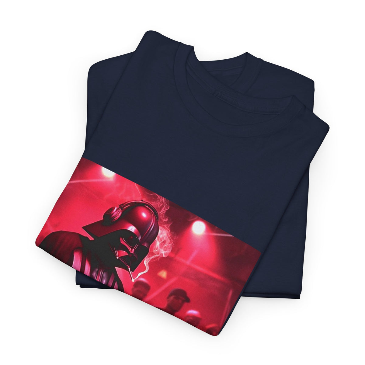 Darth Vader DJ Mixing And Smoking Tee