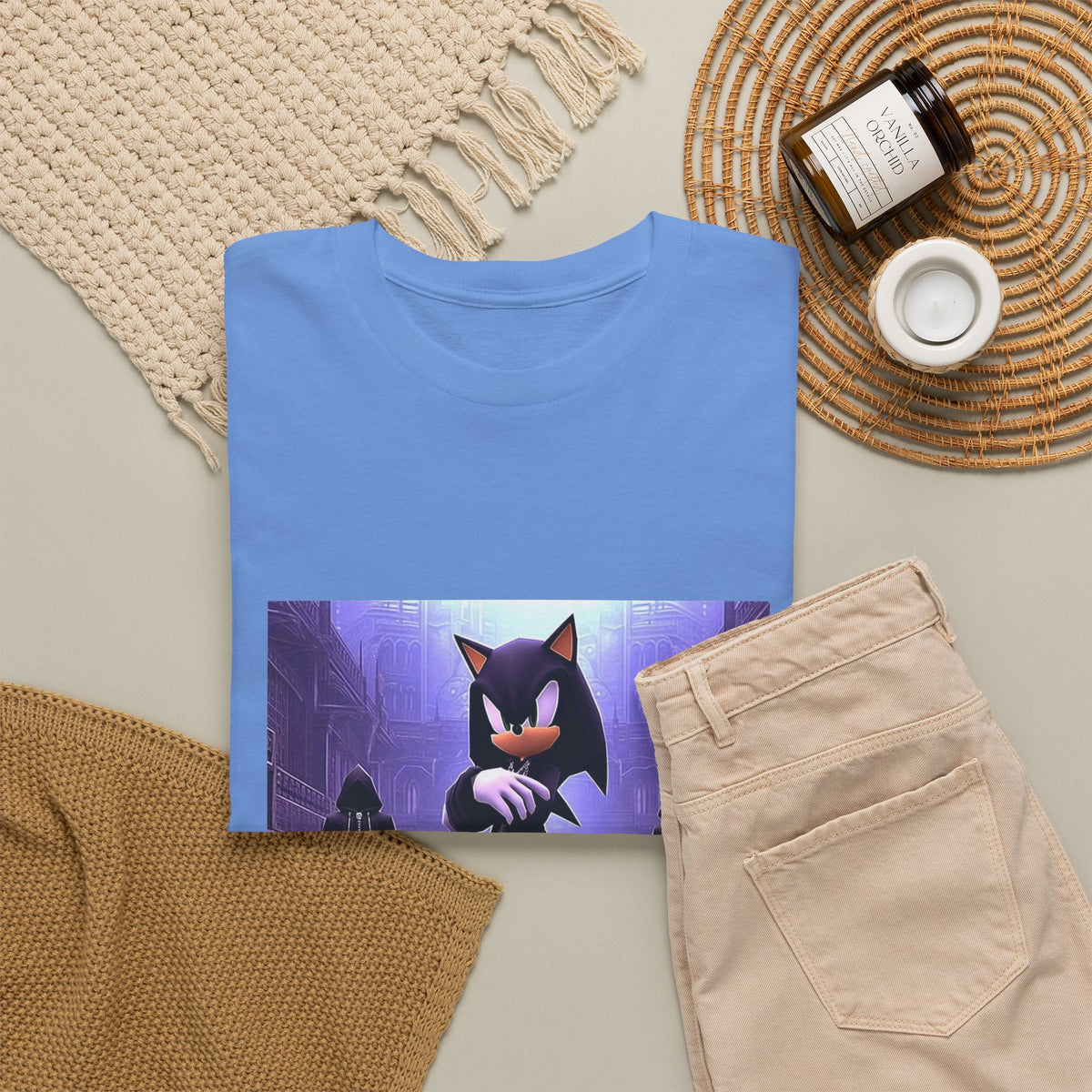 Dripped Abstract Design Tee