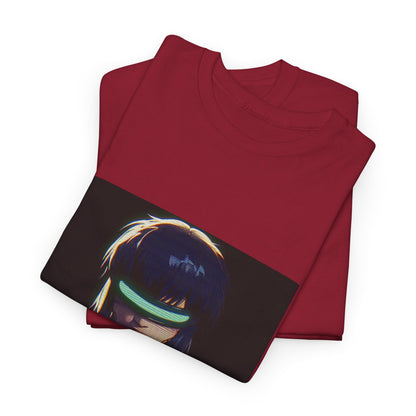 Cybernetic Major Motoko Kusanagi Glitch Art Tee