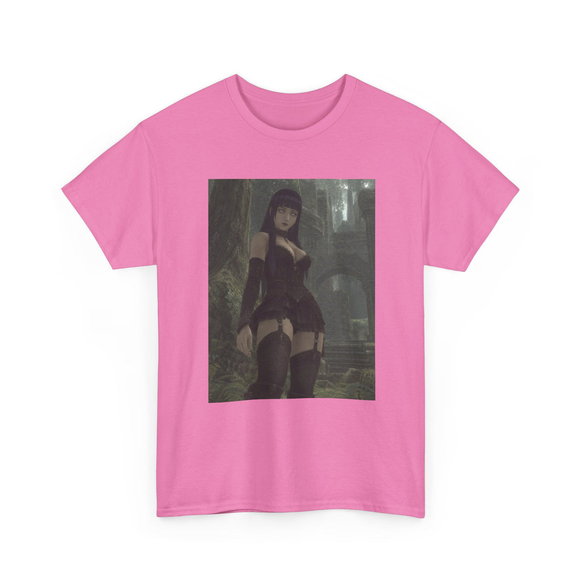 Gothic Byakugan Maiden In Ancient Ruins Tee