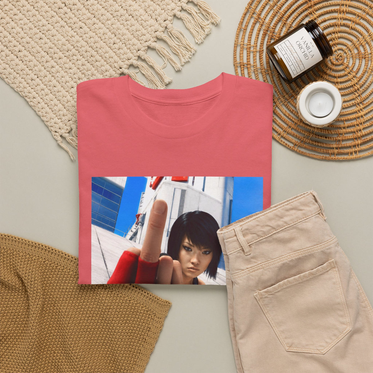 Faith Giving The Finger Tee