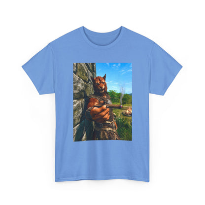 Khajiit Offering Smokin' Cigar Tee