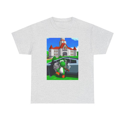 Yoshi Hotboxing Outside Princess Peach's Castle