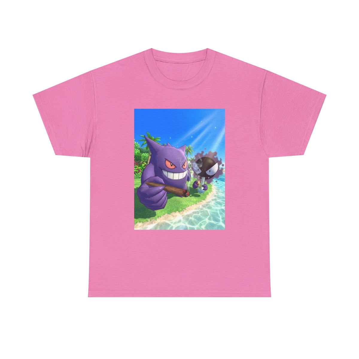 Gengar and Gastly Chillin' By The Beach