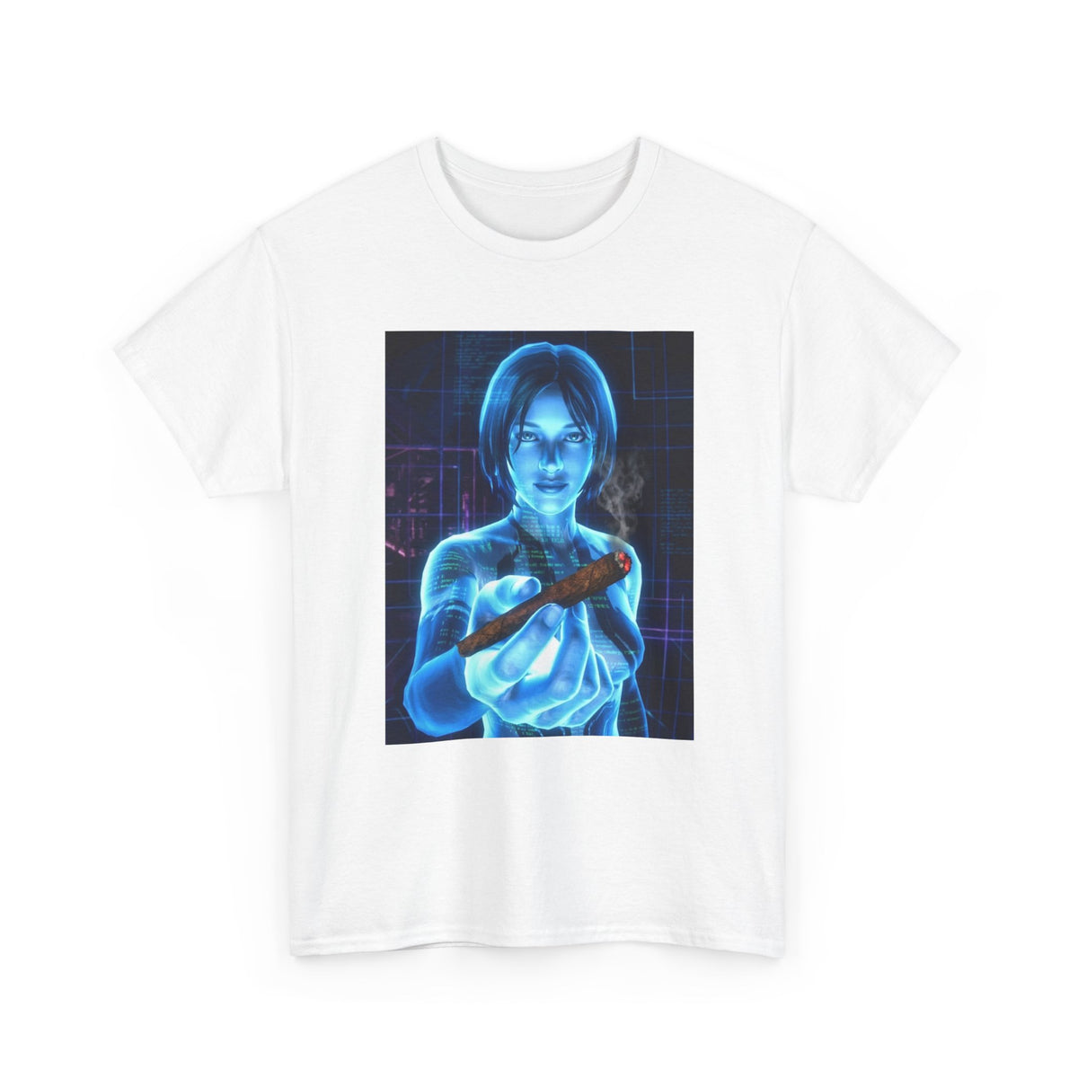 Holographic AI Offering You A Blunt Tee