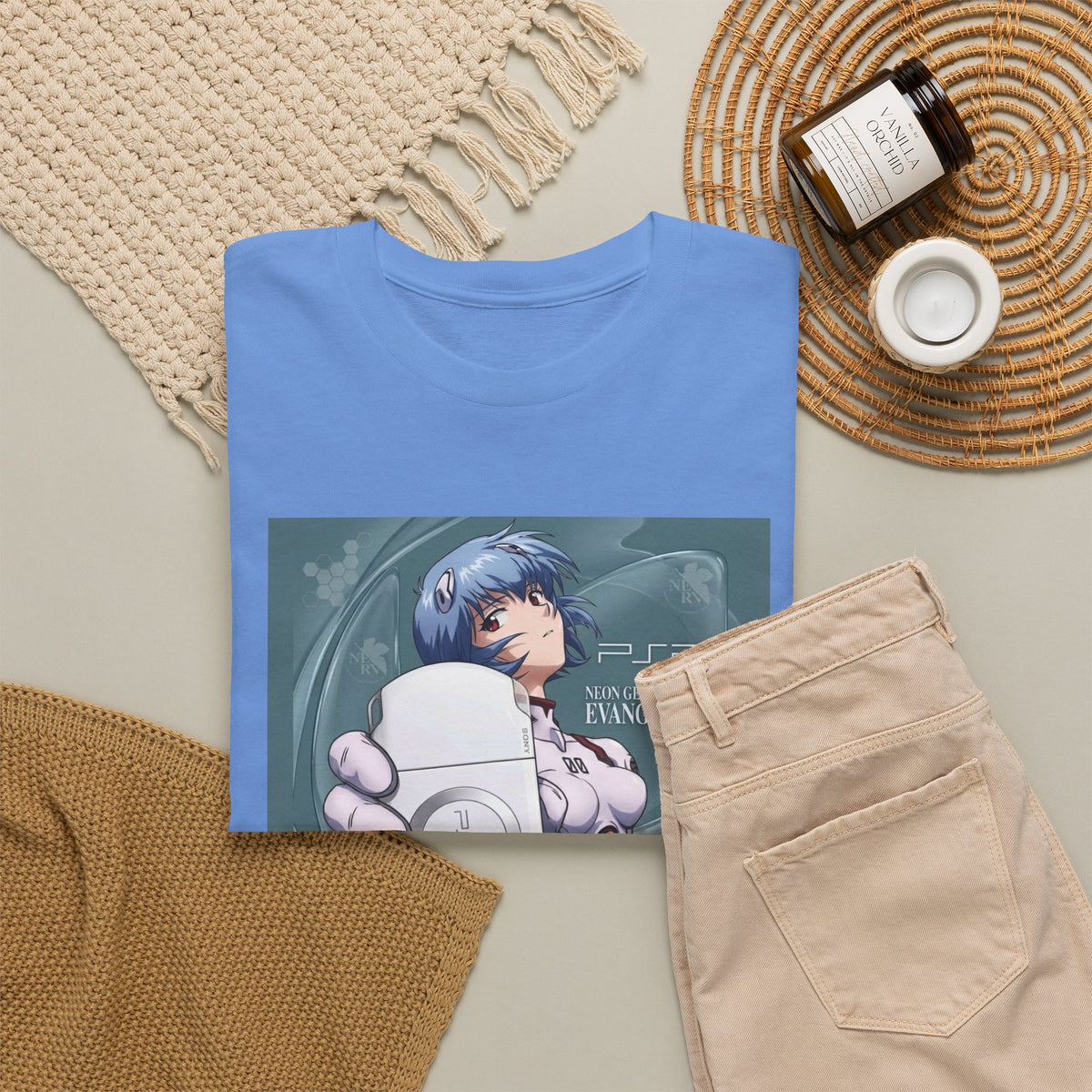 Rei Ayanami Holds PSP Console Tee