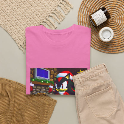Shadow The Hedgehog Christmas Drip Tee