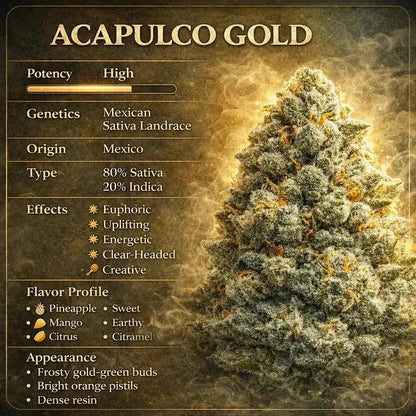 Acapulco Gold THCa Flower Ounce