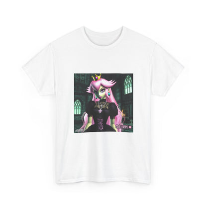 Goth Peach In Haunted Castle Tee