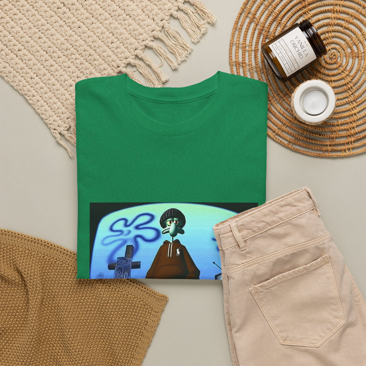 Drip Squidward Chilling In His Pad Tee