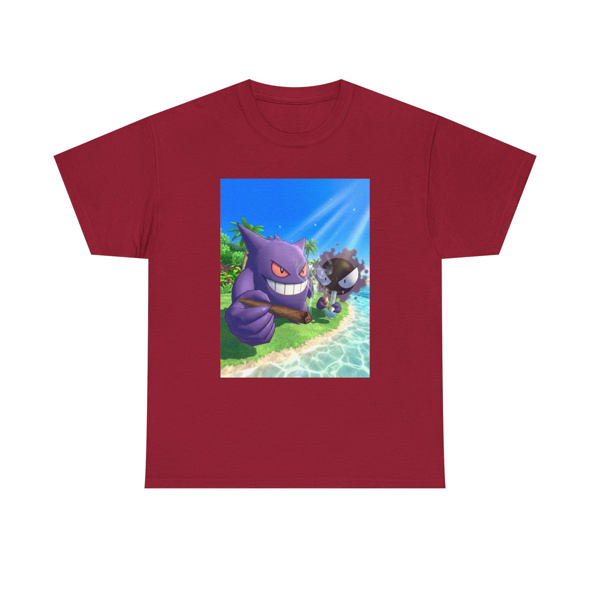 Gengar and Gastly Chillin' By The Beach