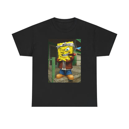 Gangster Sponge Winking and Smoking