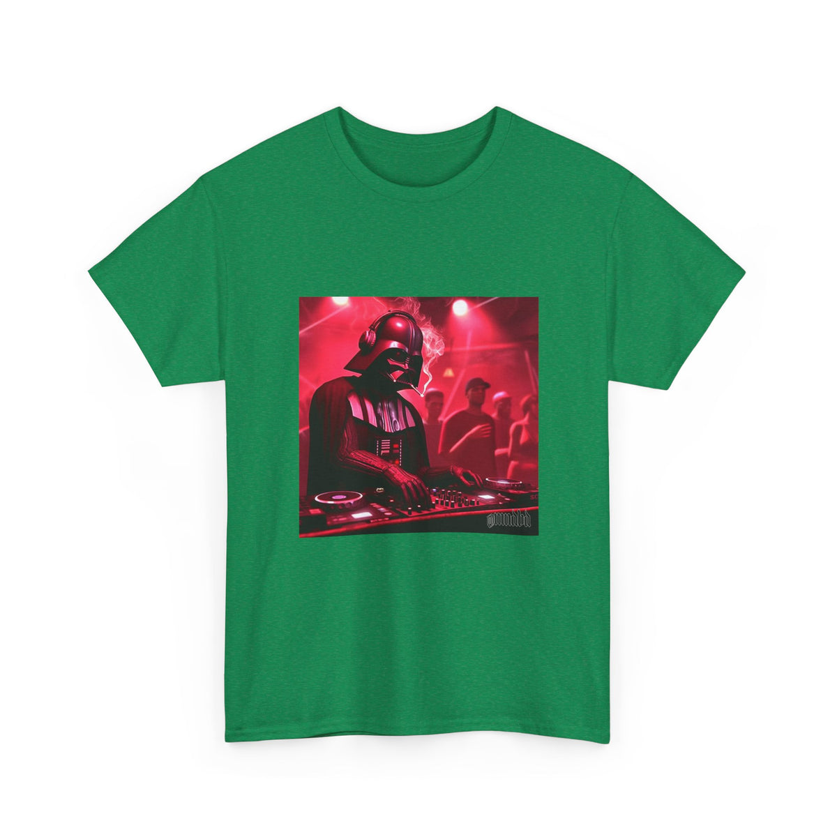 Darth Vader DJ Mixing And Smoking Tee