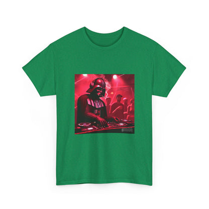 Darth Vader DJ Mixing And Smoking Tee
