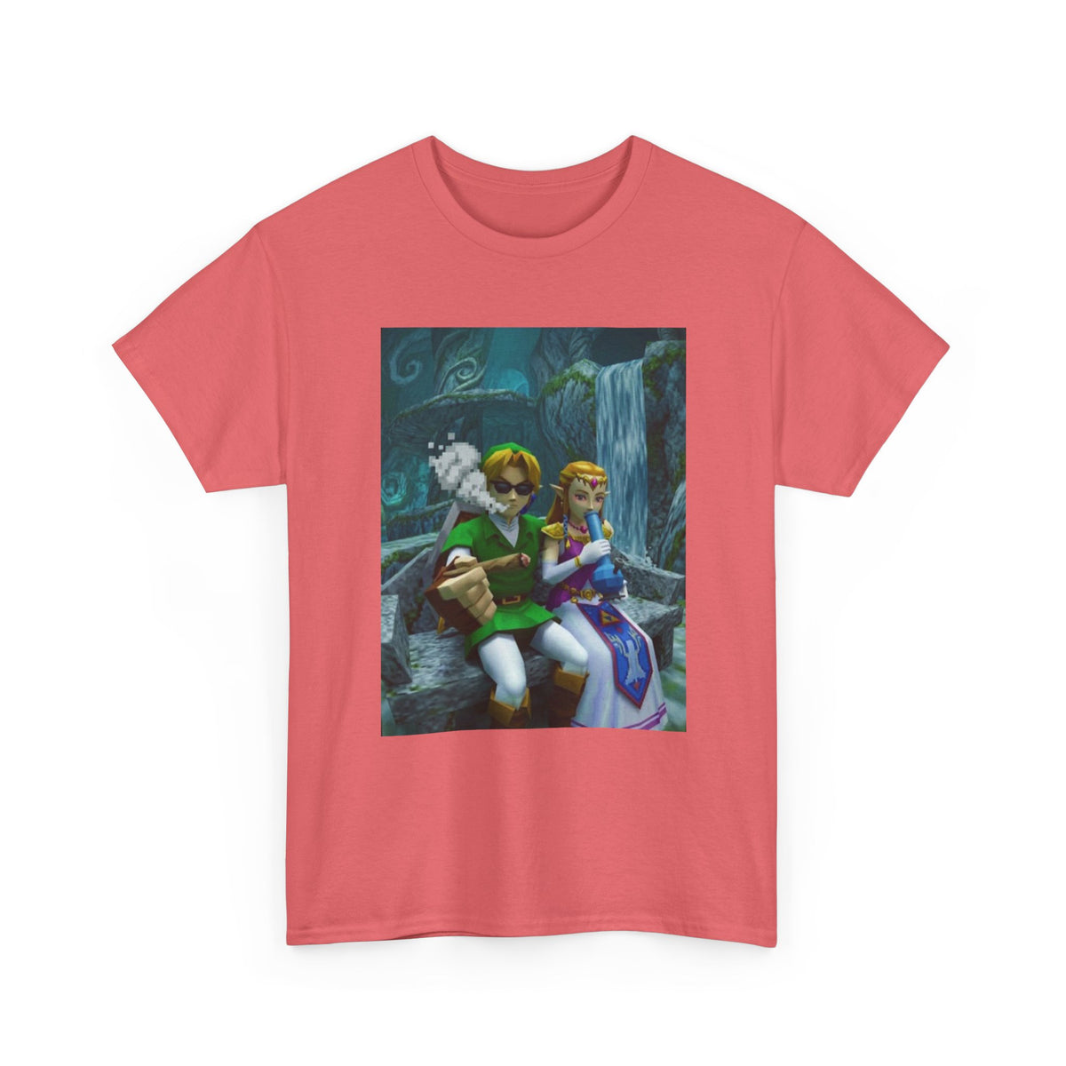 Link And Zelda Chilling In Hyrule