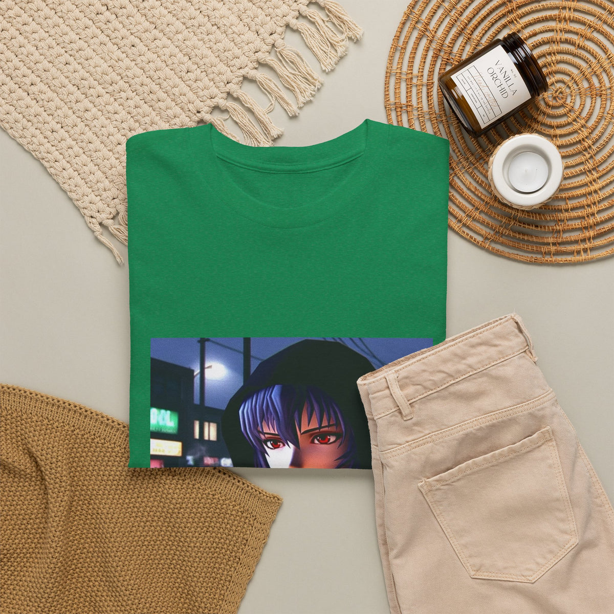 Rei Ayanami cruising GTA San Andreas Tee (Design 2)