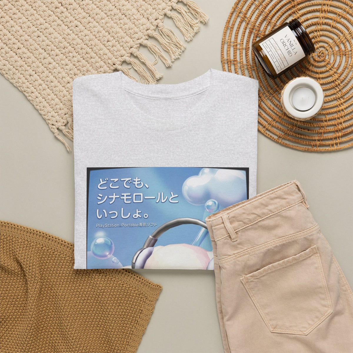 Cinnamoroll Gaming On Cloud PSP Tee