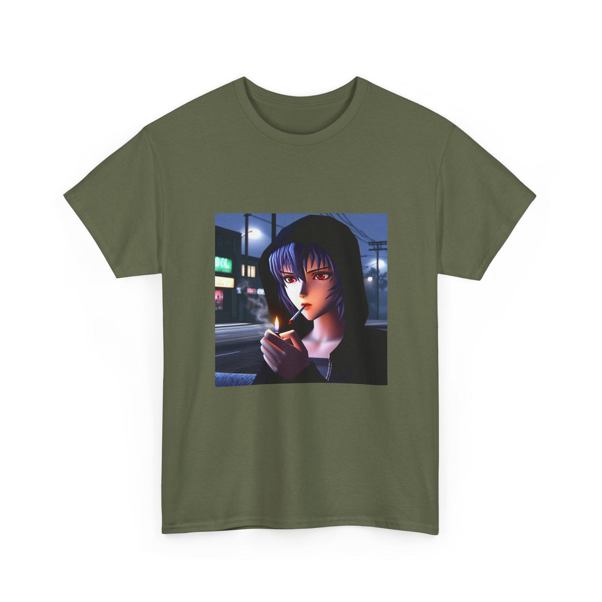 Rei Ayanami cruising GTA San Andreas Tee (Design 2)