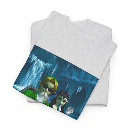 Hero and Dark Princess Chillin' in Ice Cave