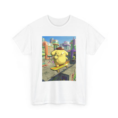 Pompompurin Flipping Bird Skate Park Tee