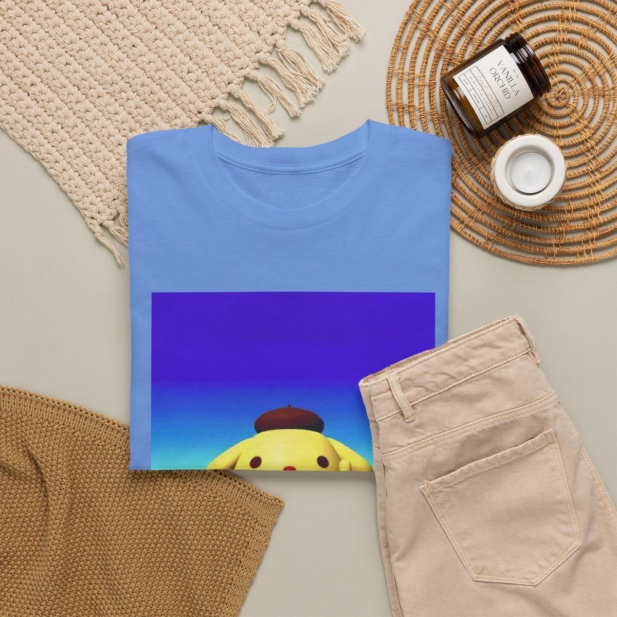 Pompompurin Flipping The Bird Tee