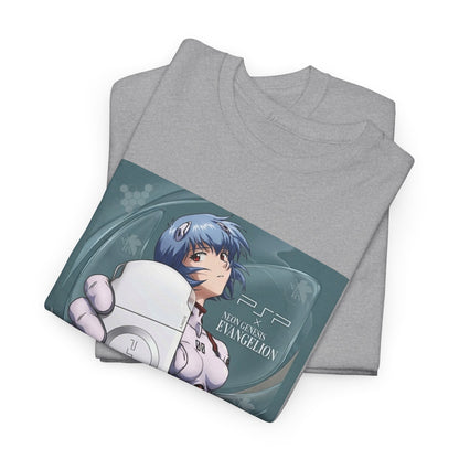 Rei Ayanami Holds PSP Console Tee