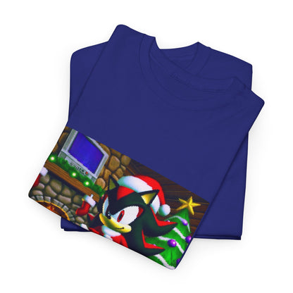 Shadow The Hedgehog Christmas Drip Tee