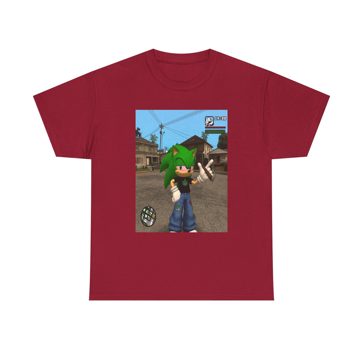 Green Hedgehog Smoking Blunt In San Andreas