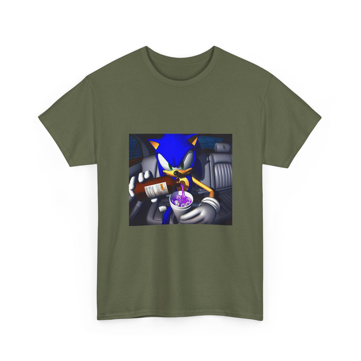 Sonic Pouring Up In The Ride Tee
