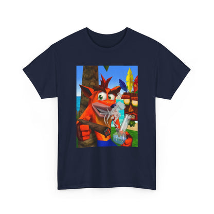 Crash Bandicoot Taking A Hit Tee