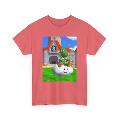 Yoshi Chilling On A Cloud With A Bong