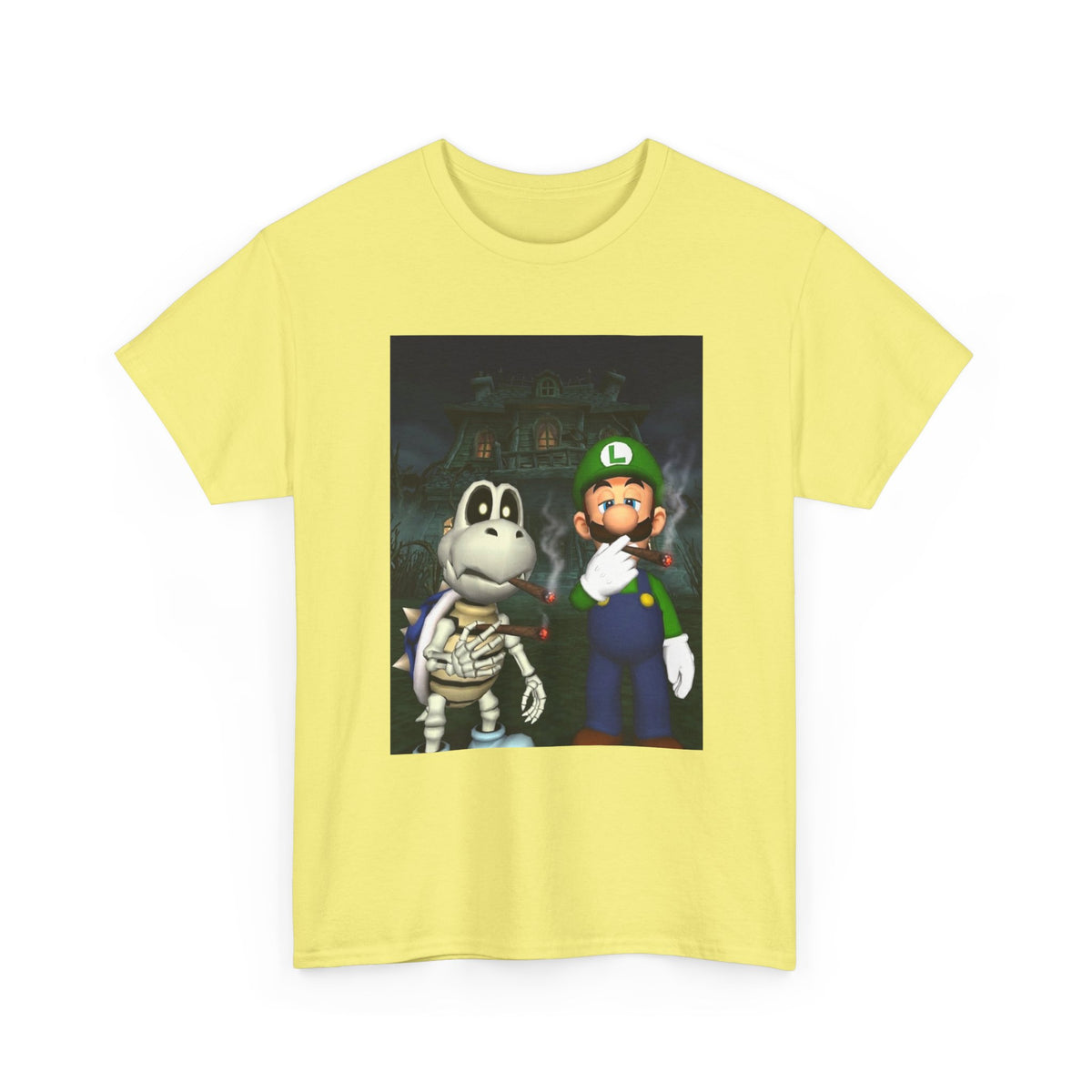 Luigi and Dry Bones Smoking Blunts Tee
